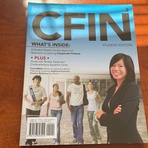 Textbook- “CFIN”. Good condition.